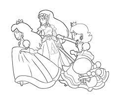 28 collection of princess peach daisy and rosalina coloring pages. Rosalina Peach And Daisy Coloring Pages Coloring Home