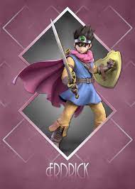 Art Deco Erdrick Poster Art Print By Gemini Phoenix Displate Super Smash Bros Melee Super Smash Bros Brawl Super Smash Bros