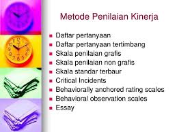 Penilaian kinerja adalah evaluasi pengertian penilaian kinerja. Penilaian Produktivitas Kinerja Ppt Download