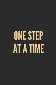 One Step At A Time Lined Journal Notebook With Quote Cover 6x9 Soft Cover Matte Finish Journal For Women To Write In 120 Page By Not A Book