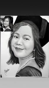 Do an awesome and realistic portrait charcoal drawing by Johnarvinmiguel