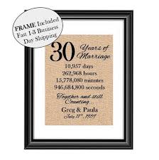 30 Year Anniversary Gift