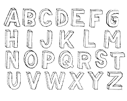 Violether is an exquisite handwritten font, masterfully designed to become a true favorite. Hand Drawn Sketch 3d Alphabet Png Transparent Onlygfx Com