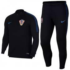 Croatia football team black tech training tracksuit 2018/19 - Nike