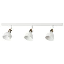 Ranarp Ceiling Track 3 Spotlights Off White White Ikea