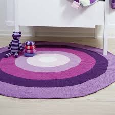 hakel teppich rund lila pink basic von sebra lila teppich teppich kinderzimmer gehakelter teppich