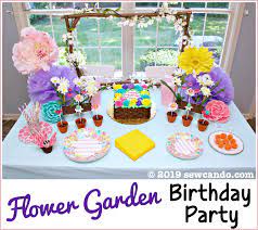 See more ideas about first birthday parties, birthday party, first birthdays. Sew Can Do Diy Flower Garden Birthday Party