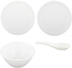 Microwaves are convenient appliances, but there are a few precautions you should know about when it comes to your dishes. Buy Byc Microwave Safe Plates Bowls Casseroles White Dinner Set Of 24 Pcs Online Best Prices In India Rediff Shopping