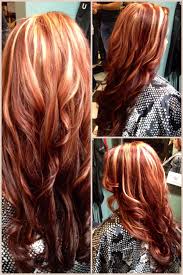 Red Hair Chunky Blonde Hilites Red Blonde Hair Red Hair With Highlights Magenta Hair Colors