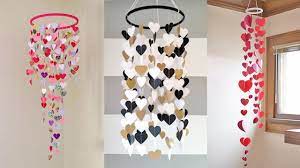 Wall Hanging Craft Ideas With Paper Diy How To Make Wall Hanging With Paper Paper Jhumar Diy Youtube Cut the craft paper into small squares, then stick opposite ends of the square by tags:
