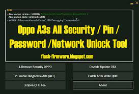 Oppo A3s All Security Pin Password Network Unlock Tool Download Unlock Network Tools Hacking Computer