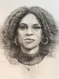 Portrait of Tamara French by Larry Zuzik