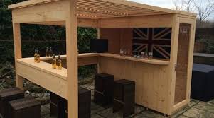 The garden bar by cantilever brings a top class bartending experience right to your home. Wooden Diy Garden Bar Fcaminade Pctr Up