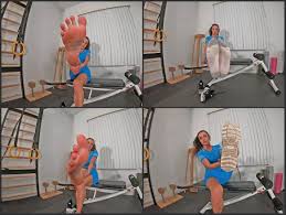 Ama Rio - Sweaty gym socks and soles JOI | Femdom POV