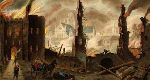 The fire leapt to the hay and feed piles on the yard of the star inn at fish street hill, and spread to the inn. Great Fire Of London Key Facts And Figures