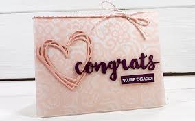 See more ideas about engagement cards, cards, wedding cards. Make A Beautiful Engagement Congratulations Card