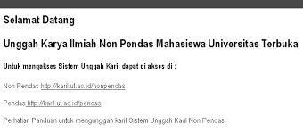 Cara mengecek karil ut yang sudah diunggah. Http Karil Ut Ac Id Pendas Manual Pdf