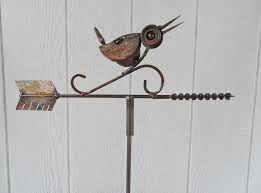 Sweet Little Wren Weathervane Kinetic Welded Garden Art Mit Bildern Gartenfiguren Deko Figur