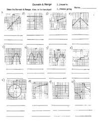 Domain And Range Of Polynomials Functions Excellent Sheet Polynomial Functions Polynomials Function
