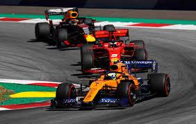 Lando norris tests the mclaren reserve car during free practice at the belgian grand prix. 4 Lando Norris