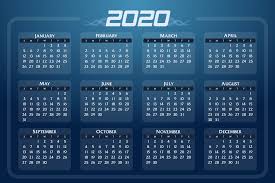 Yearly Calendar 2020 Calendar Template 2020 Calendar Template Calendar 2020