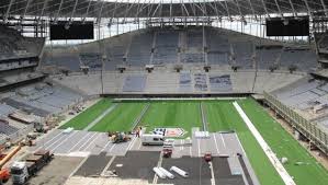 American football player in action. Nfl Only Field Going In At London Soccer Stadium Profootballtalk