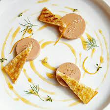 foie gras torchon orange reduction thyme and grilled ciabatta food plating foie gras food styling