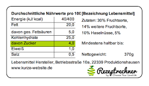 Zucker In Lebensmitteln Berechnen Rezeptrechner