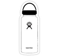 White Hydro Flask Sticker Black And White Stickers Hydro Flask Sticker Bubble Stickers