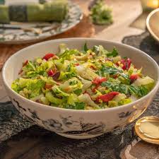 Olive And Celery Salad With Roasted Red Peppers Recipe Stuffed Peppers Celery Salad Food Network Recipes