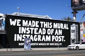 Oatly Oat Milk Wall Mural Ad Milk Advertising Oatly Great Ads