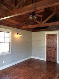 The gable roofing style gives this cabin a traditional look. Beautiful 12 X 24 Tiny Cabin For Sale