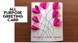 A birthday card is a small gesture that can be happy #saleabration2020! Diy Beautiful Handmade Greeting Card Ideas For Happy New Year 2020 Birthday Card For Friends Easy Youtube
