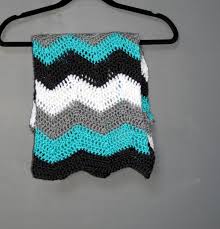 Black And White Chevron Crochet Blanket Chevron Baby Blanket Afghan Throw Crochet Light By Allieblankets Chevron Baby Blankets Crochet Crochet Blanket Afghan