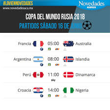 Todas las fechas desde la fase de grupos a la final en marca claro méxico Que Partidos Se Jugaran El Sabado 16 De Junio En El Mundial
