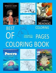(based on keywords) doodle inspired by the world of hayao miyazaki / ghibli studio, with some kawaii characters. Best Of Studio Ghibli Coloring Pages Coloring Book Hiroki Ono 9781796348828