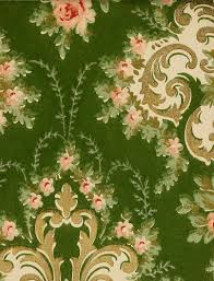 Old Edwardian Wallpaper Styles Home Decor Plus 40 Real Paper Samples From The Early 1900s Click Americana