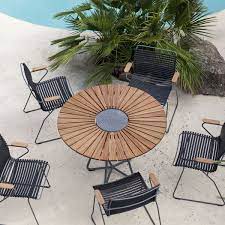 circle houe table de jardin dessus de table mobilier jardin