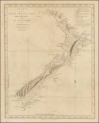 Chart Of New Zealand Explored In 1769 And 1770 By Lieut I
