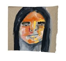 Outsider Folk art original painting Chicken rooster self taught  #Dancfolkart