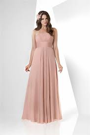 Simple A Line Strapless Long Peach Chiffon Draped Wedding Guest Bridesmaid Dre Bridesmaid Dresses Plus Size Bridesmaid Dress Styles Bari Jay Bridesmaid Dresses
