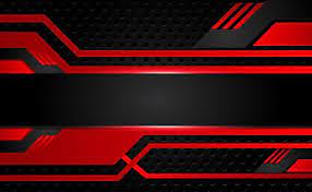 Abstract Metallic Red Black Frame Layout Design Tech Innovation Concept Background Frame Layout Geometric Poster Design Layout Design