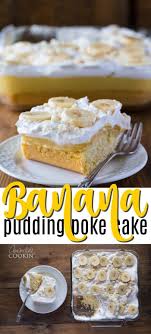 This Recipe For Banana Pudding Poke Cake Is A Fun Spin On The Traditional Banana Pudding This Version Is Banana Pudding Fun Desserts Banana Pudding Poke Cake