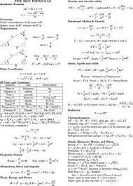Physics Formula Sheet Physics 231c 232c Formula Sheets Physics Formulas Physics Math Formulas