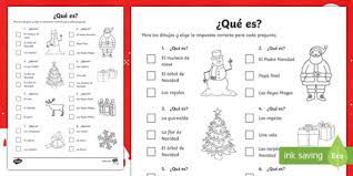 Learn the rules and try some of our fun variations on this holiday gathering favorite. Christmas Quiz Worksheet Worksheet Spanish