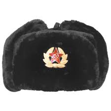 Russian Military Black Winter Hat Ushanka With Ussr Badge All Sizes Hats For Men Russian Hat Ushanka