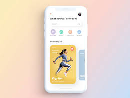 Workout App Concept Animation Mobile App Design Inspiration Web App Design Ios App Design