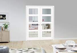 They might be single or double leaf, bifold, glazed, panelled, french doors or many other things besides. 4l White Primed Internal French Doors Climadoor