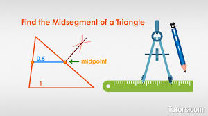 For problem 5, describe another way to find the coordinates of point that does not use the midsegment theorem. Midsegment Of A Triangle Theorem Formula Video Tutors Com