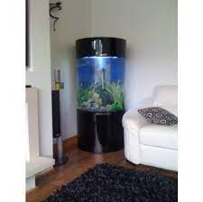 Column Cylinder Acrylic Aquarium Fish Tank Black White Burgundy All Pond Solutions All Pond Solutions Round Fish Tank Fish Tank Fish Tank Design